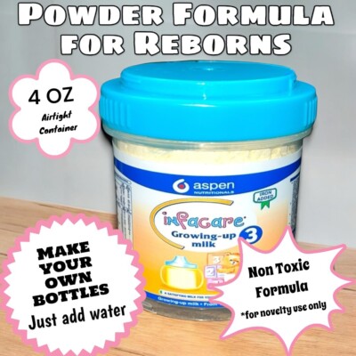 NeverLand Reborns Powdered Formula for Reborn, Silicone Dolls and More 4oz