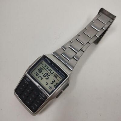 CASIO DATABANK DBC-32 中古品 2点 Casio Data Bank DBC-32 Digital Calculator Watch Vintage Rare