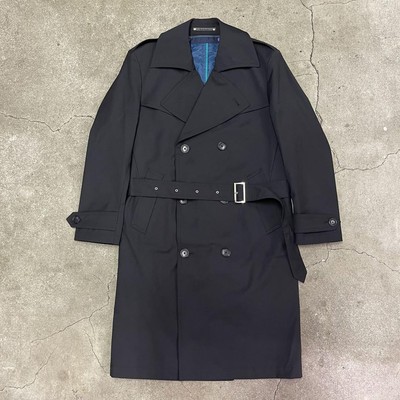 ジャケット・アウター Paul Smith LORO PIANA TRENCH COAT M Paul Smith Trench Coat Spring Coat Black/JW145 Size M Belt