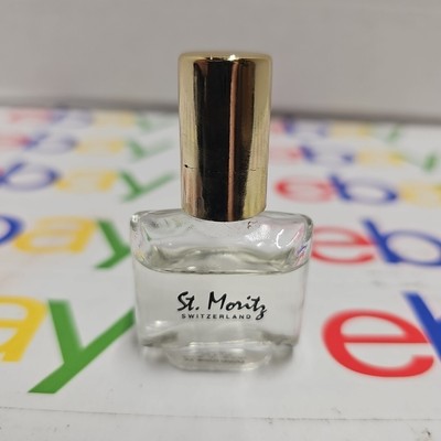 Vintage St Moritz Mini Parfum Switzerland .25 oz Miniature Splash 85-90% full