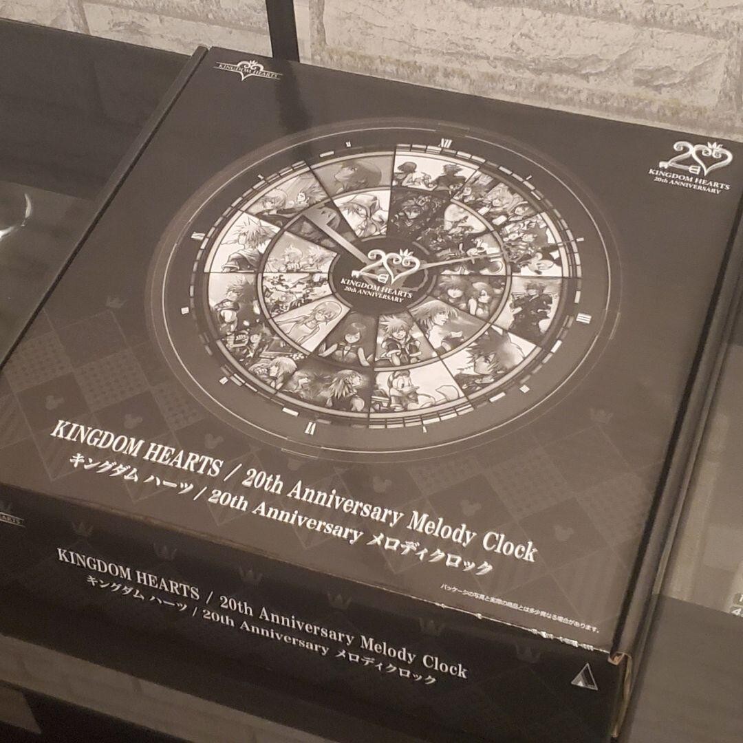キングダムハーツ/ 20th Anniversary Melody Clock Kingdom Hearts 20th Anniversary Melody Clock Limited New | eBay