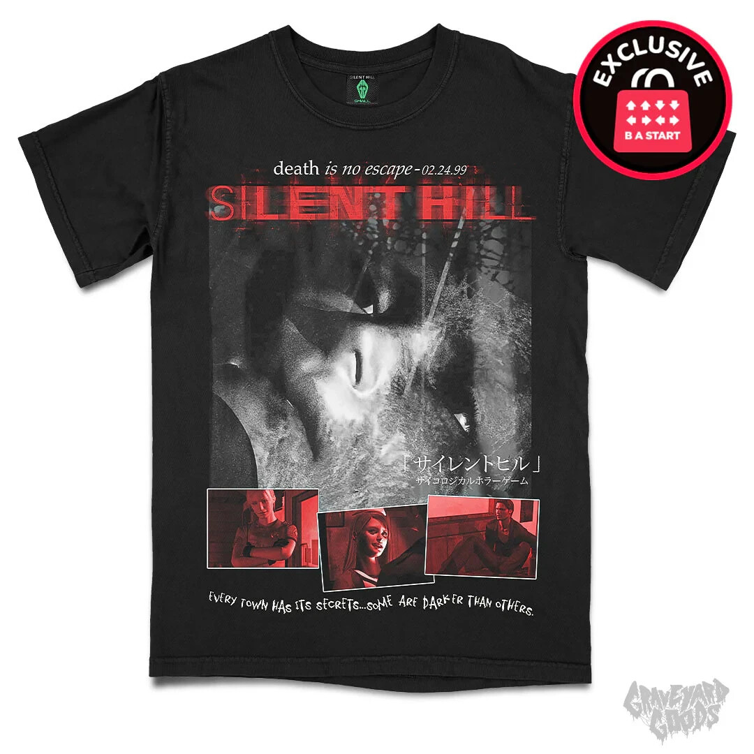 Silent Hill Graveyard Goods Konami Collab T Shirt XL Horror