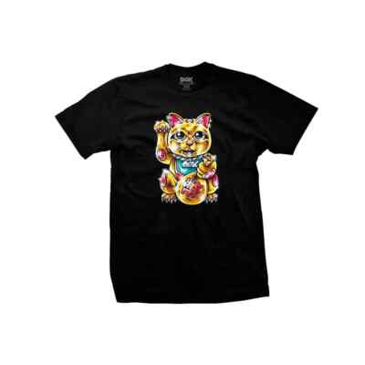 

Футболка с короткими рукавами DGK Dirty Ghetto Kids Golden Cat (черная), Черный