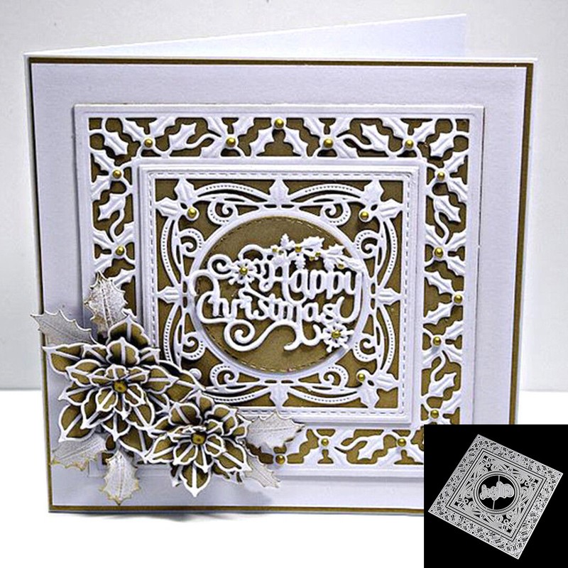 Christmas Metal Cutting Dies Stencil Craft Cards Making Album Gift Embossing Uk Ebay