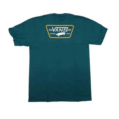 

Футболка Vans Full Patch Back с короткими рукавами (темно-бирюзовый/белый), Deep teal/white