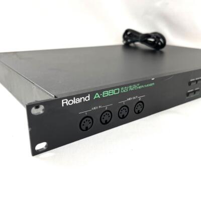 Roland MIDI PATCHER/MIXER 「A-880」 Roland A-880 Midi Patcher for sale online | eBay
