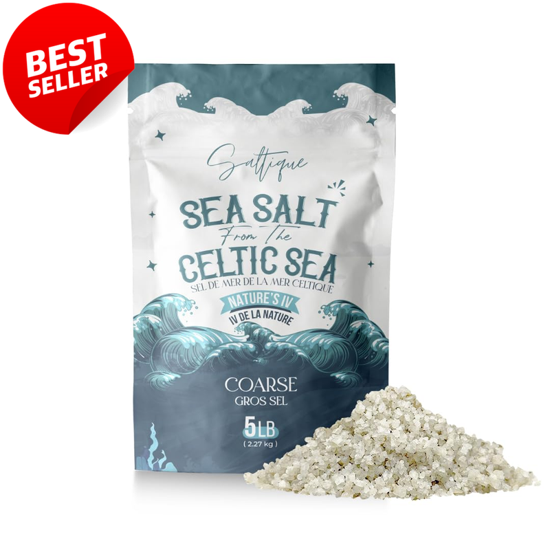 Celtic Sea Coarse Salt Unrefined 5Lb 82 Mineral Electrolyte Support - US