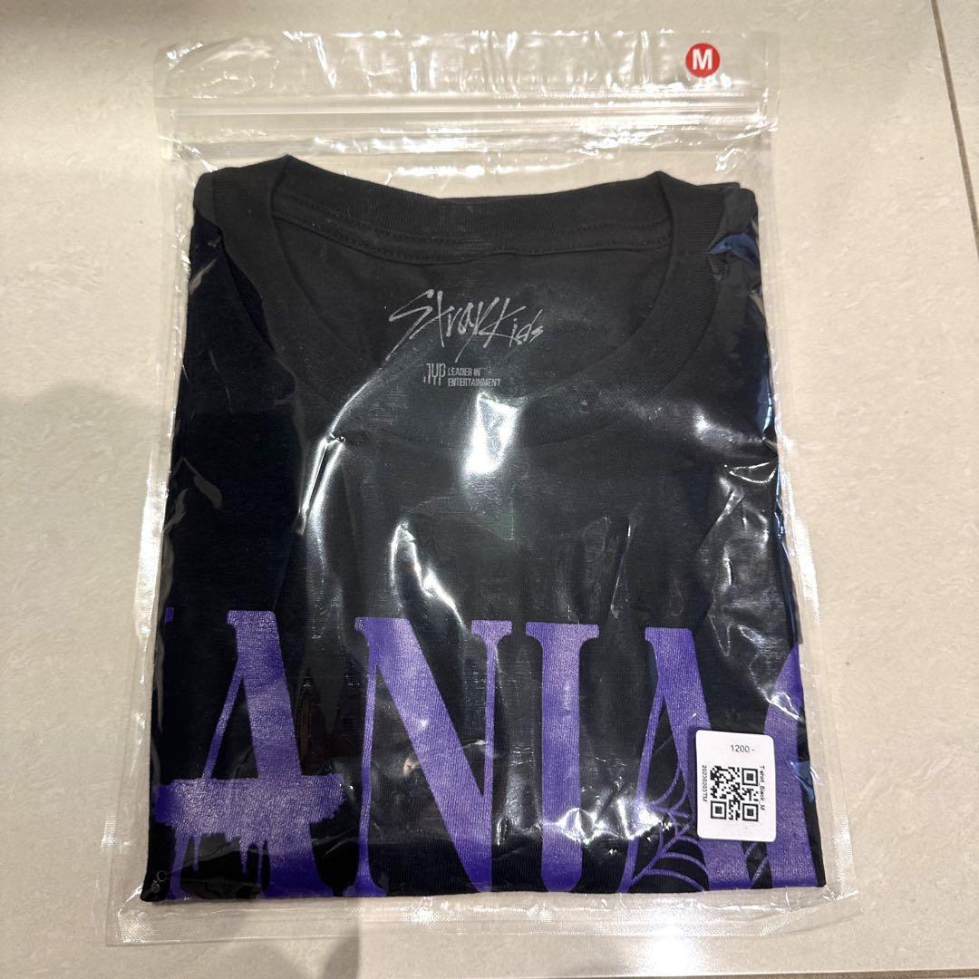 StrayKids MANIAC 直筆サイン入り Tシャツ Stray Kids World Tour 2023 MANIAC T-Shirt TShirt Tee Unisex