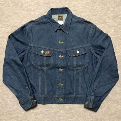 ジャケット・アウター 90s Lee 220J black denim jacket usa XXL 90s Lee 220J black denim jacket usa XXL