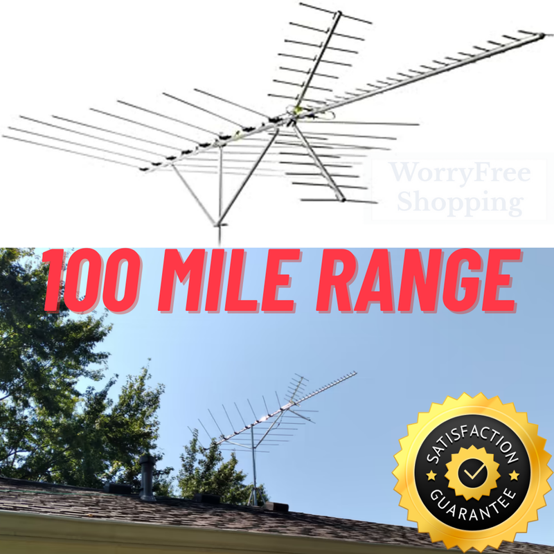 Long Range Outdoor TV Antenna Channel Master FM, VHF UHF Digital HDTV Television