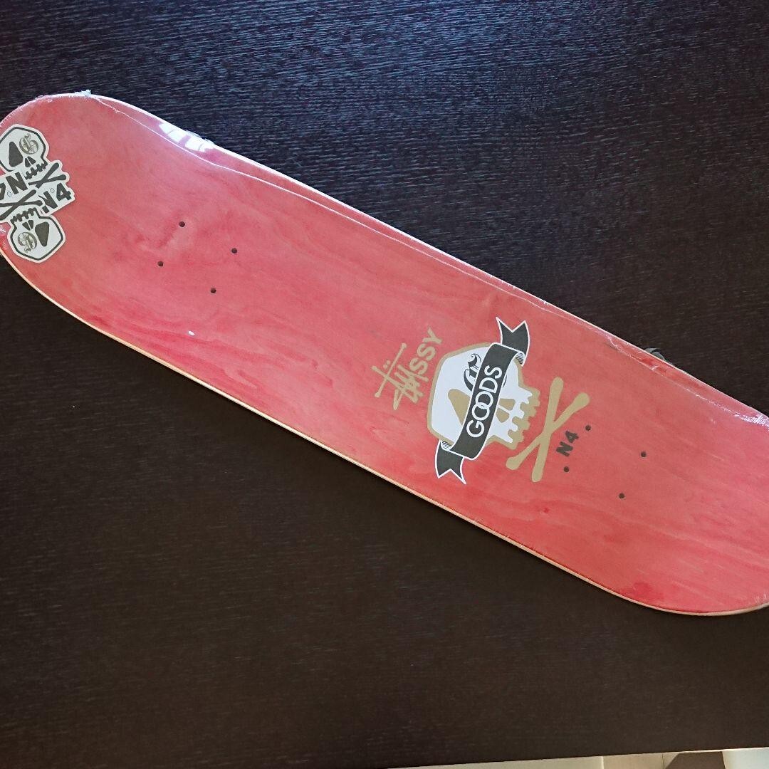 STUSSY - Stussy x GOODS No4 Skateboard Decks 白 STUSSY - Stussy x GOODS No4 Skateboard Decks 白 Stussy x