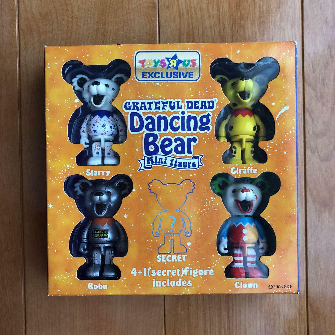 Greatful Dead Dancing Bear Mini Figure Set of 5 Toys R Us
