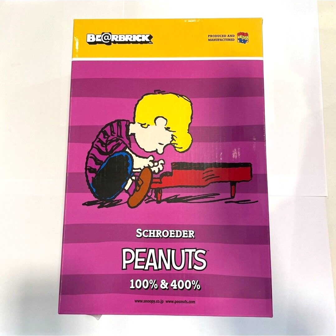 MEDICOM TOY BE@RBRICK SCHROEDER 100％ & 400％ PEANUTS Modern