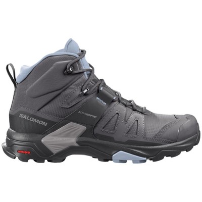 Salomon X Ultra 4 Mid Gore-Tex Women's Hiking Boots, Magnet/Black/Zen Blue, W7