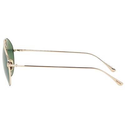 Pre-owned Tom Ford Cobra Ft0796 28n Gold Sunglasses