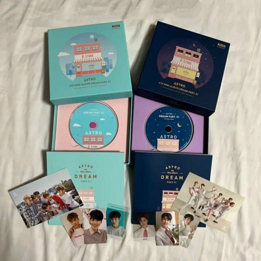 K-POP+アジア astro dream part01 DayVer. ASTRO Dream Part.01 2 piece set CD album Day Night 01 k-pop