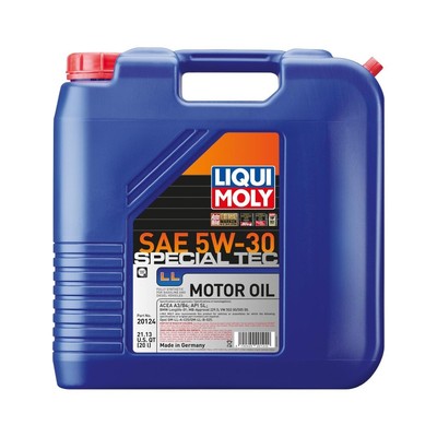 Liqui Moly 20124 Special Tec LL SAE 5W-30 Synthetic Motor Oil, 20 Liters