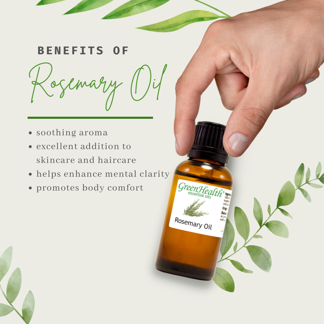 5 ml Rosemary Essential Oil (100% Pure & Natural) - GreenHealth