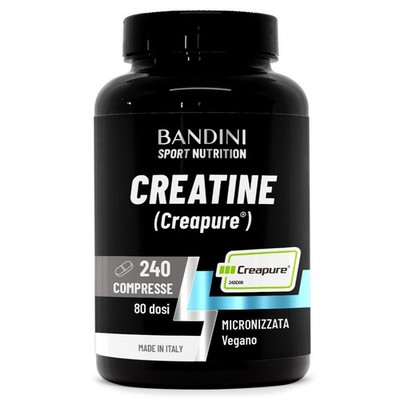 Bandini® CREAPURE® 240 Compresse Creatina | Vegan, Sport, Pre Workout