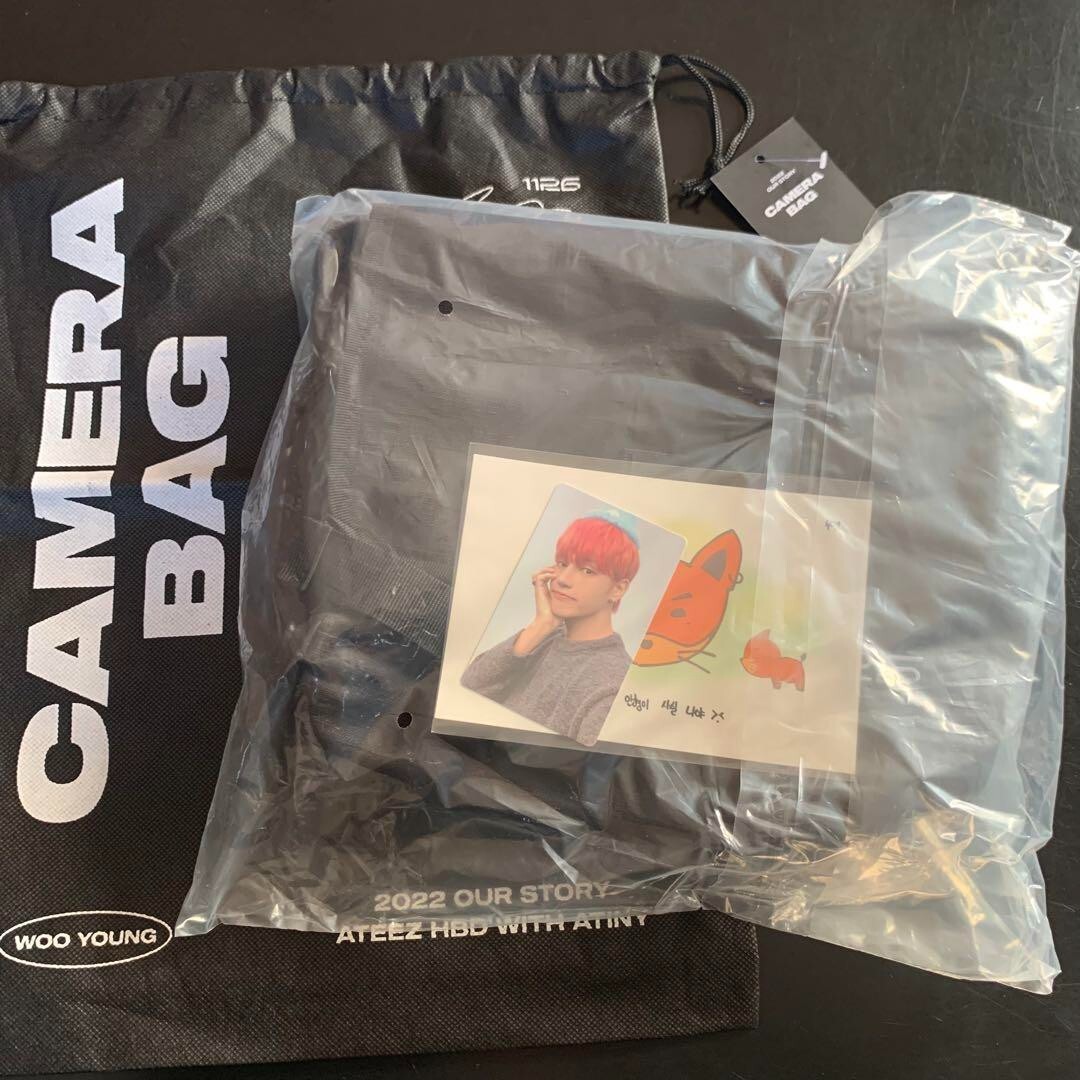 ATEEZ Wooyoung Woo Young Camera Bag OUR STORY BIRTHDAY HBD