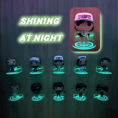 Clear Acrylic Stand Floating Funko Pop Display Shelf Wall Mount for Figure 10PCS