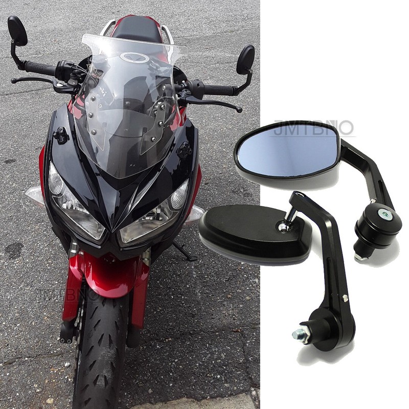Motorcycle 7/8'' Bar End Mirror For Kawasaki Ninja 400 650 1000 ZX14R ZX12R ZX11 Motorcycle 7/8'' Bar End Mirror For Kawasaki Ninja 400 650 1000 ZX14R ZX12R ZX11