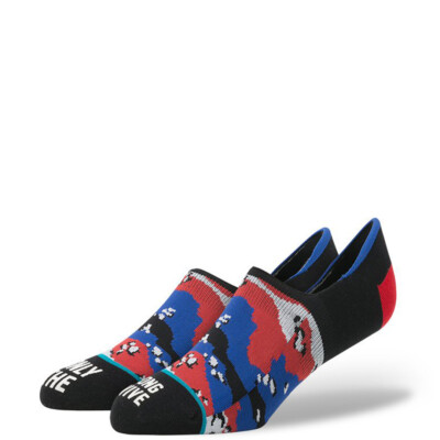 Stance x Allen Iverson Survival Super Invisible Socks (Red) Mens Camo Low Sock