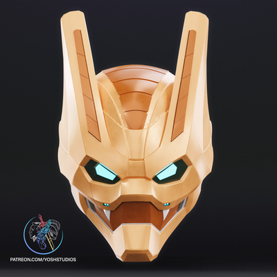 Iron Man Blazing Edge Helmet — 3D Printed RAW DIY Cosplay Helmet Kit + RAW DIY