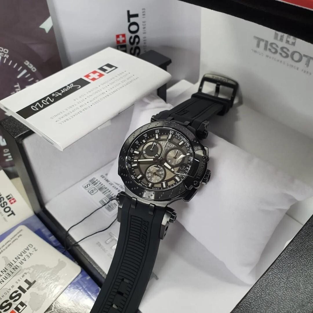 Pre-owned Tissot T-race T115.417.37.061.03 Sport Chronograph Men's Watch