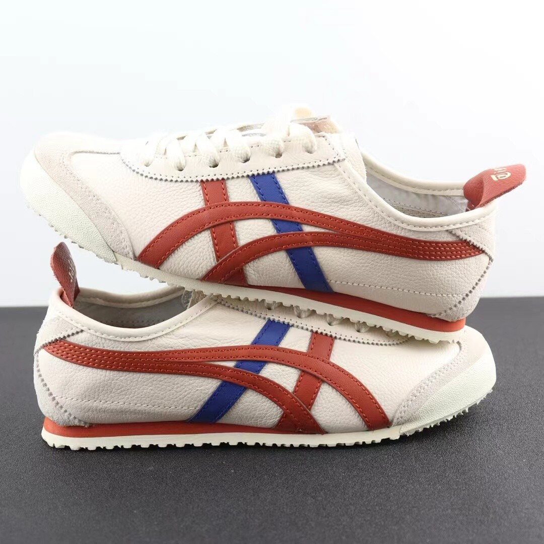 Pre-owned Onitsuka Tiger Authentic  Mexico 66 Classy Sneakers Brand W/box Unisex In Blue