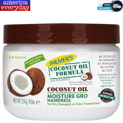 Palmer's Coconut Oil Formula Moisture Gro Hairdress 8.8 Ounce *BRAND NEW*