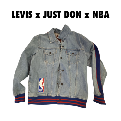 Levi's x Just Don x NBA collab denim jacket size Large L | eBay