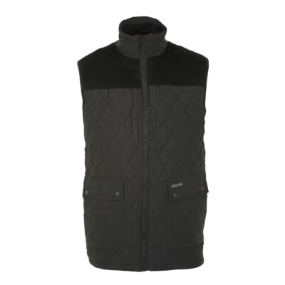 Champion Bodywarmer Fleece Lined Sleeveless Jacket Padded Pockets Mens Arundel
