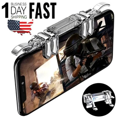K19 Metal Mobile Controller Game Gamepad Trigger Joystick Shooter L1R1 For PUBG