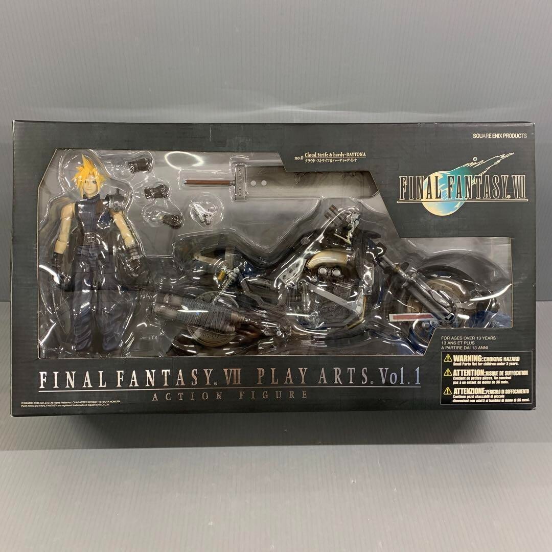 PlayStation4 - FINAL FANTASY VII REMAKE クラウド&amp;ハーディ=デイトナ Bring Arts Cloud Strife & Hardy-Daytona Figure (Final