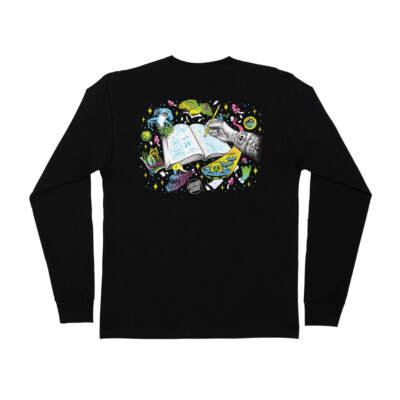 

Футболка с длинным рукавом Santa Cruz Skateboards Winkowski Vision (черная), Черный
