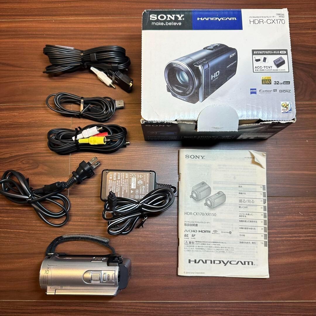 SONY　HDR-CX170 SONY HDR-CX170(B) Camcorder From Japan 0386 | eBay