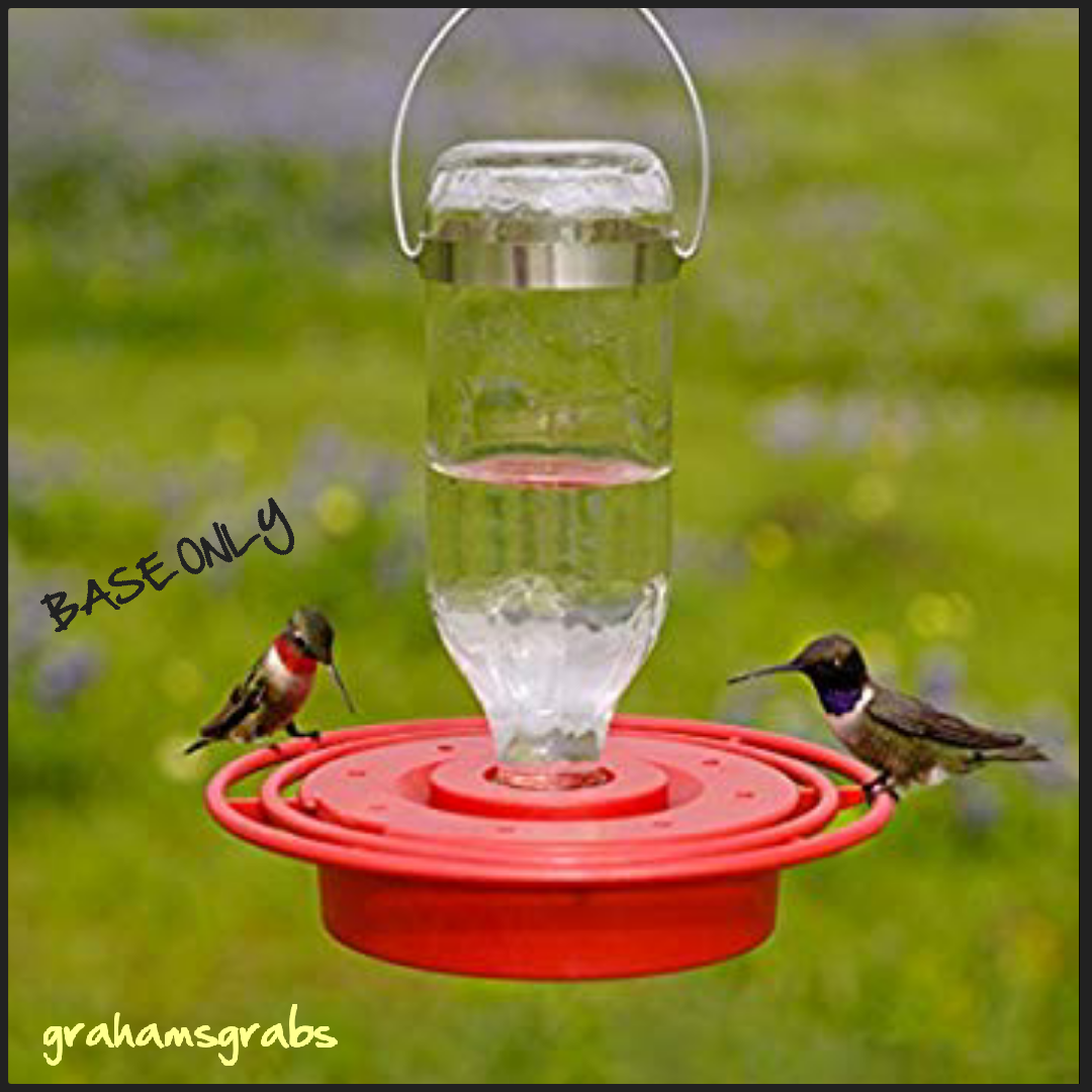 BEST-1 HUMMINGBIRD FEEDER REPLACEMENT BOTTOM BASE FITS 8, 32 & 72 oz MADE IN USA