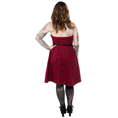 Sourpuss Luna Bats Spooksville Dress Alternative Womens Clothing