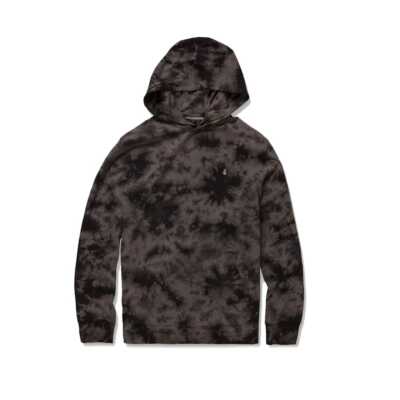 

Футболка Volcom Stonedye с длинными рукавами (Грозовое облако) и капюшоном, Storm cloud