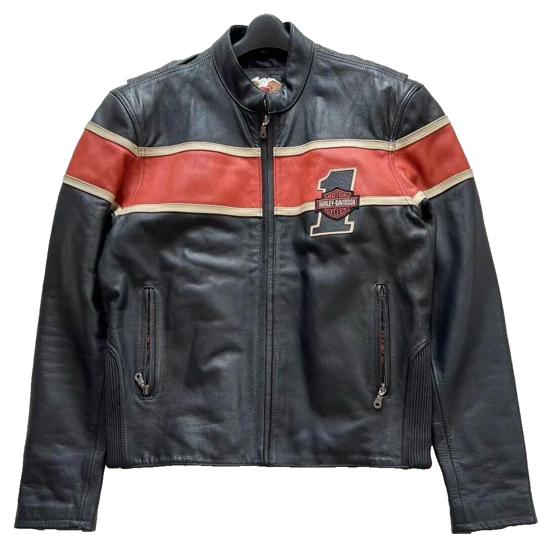 ハーレー ダビッドソン 110周年 革ジャン ハーレーダビットソン 革