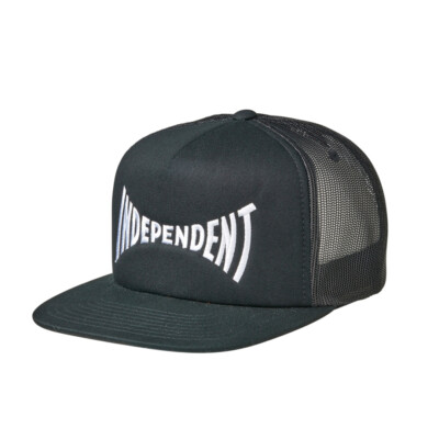 

Бейсболка Snapback Trucker Independent Truck Co. Span (черная) с 5 панелями, Черный
