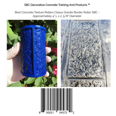 Concrete Texture Roller, Classy Granite Border Roller SBC