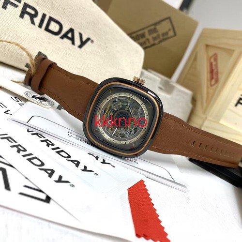 Pre-owned Sevenfriday T-series T2/02 Revolution Automatic Mechanical Men's Watch