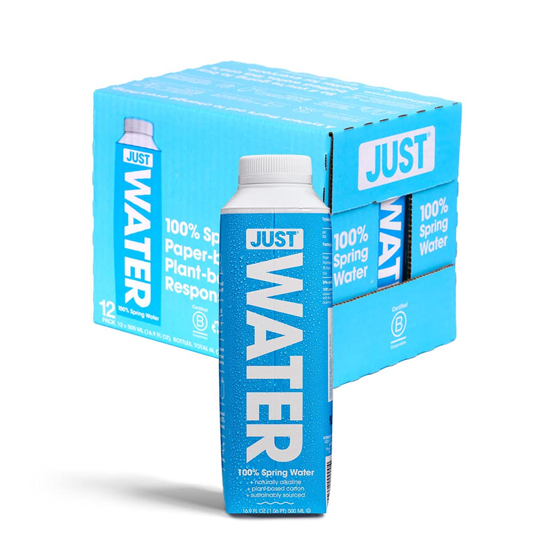 JUST Water, Premium Pure Still Spring Water in an Eco-Friendly BPA Free Plant-Ba