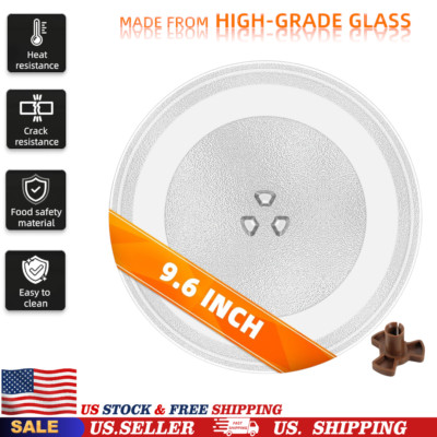 9.6'' Universal Small Microwave Glass Plate Compatible with Galanz Farberware US