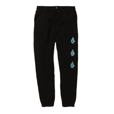 

Мужские флисовые спортивные штаны Volcom Deadly Stones (черные), Черный