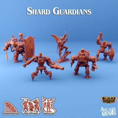 Shard Guardian Miniatures | Skies of Sordane | Fantasy Miniature | Arcane Minis