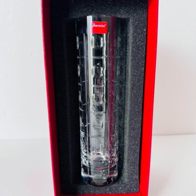BACCARAT  EQUINOXE FLOWER VASE Crystal with Box