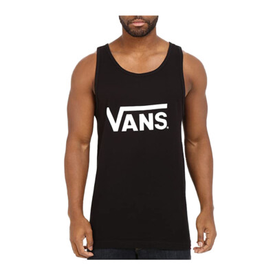 

Футболка без рукавов с рисунком Vans Classic (черно-белая), Black/white